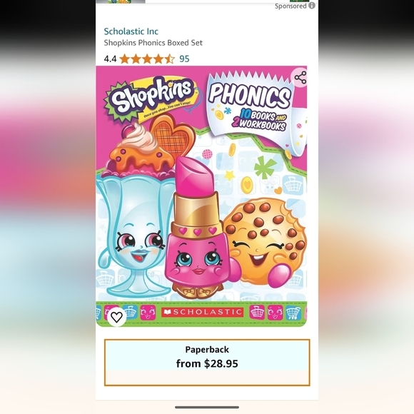 Shopkins phonics book set & workbooks, ages 3-6 - Picture 7 of 7